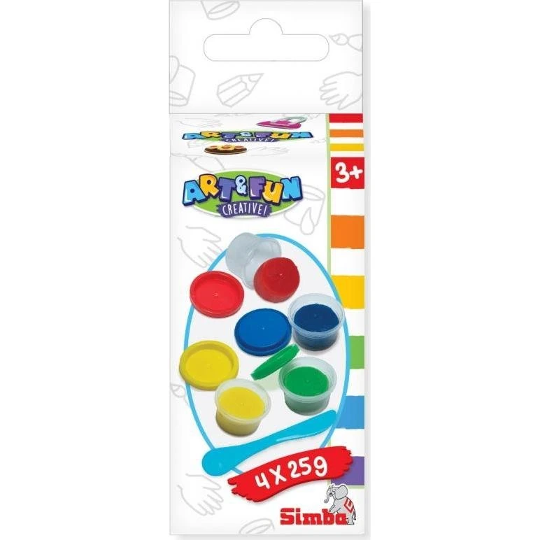 Simba ART & FUN Knetdosen 4x 25g