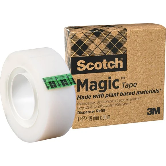 Scotch® Magic™ Klebeband 9-1930R, 19 mm x 30 m, 66 % pflanzlich