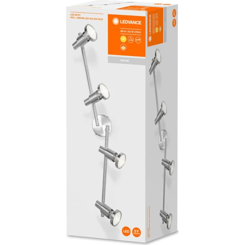 LEDVANCE LED SPOT GU10 4x2.6W 2700K