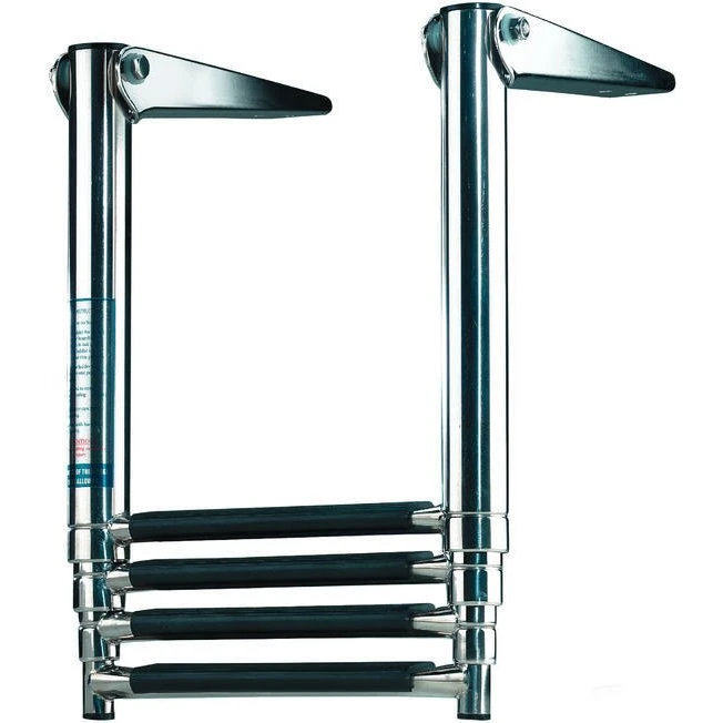 SPRENGER Teleskop-Badeleiter 4 Stufen Edelstahl rostfrei