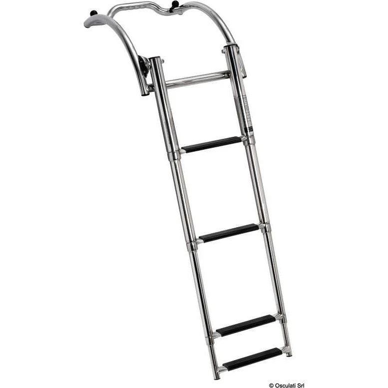 Osculati Schlauchboot-Badeleiter Edelstahl 4-stufig
