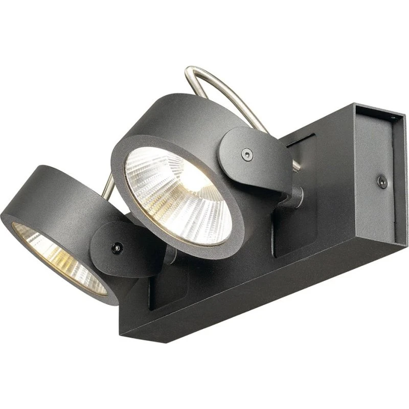 SLV Kalu Wand- & Deckenleuchte 31W 2000lm Schwarz