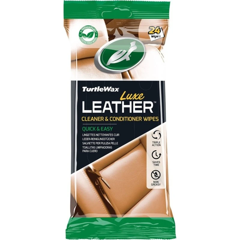 Turtle Wax Luxe Leather Wipes 24 Stück