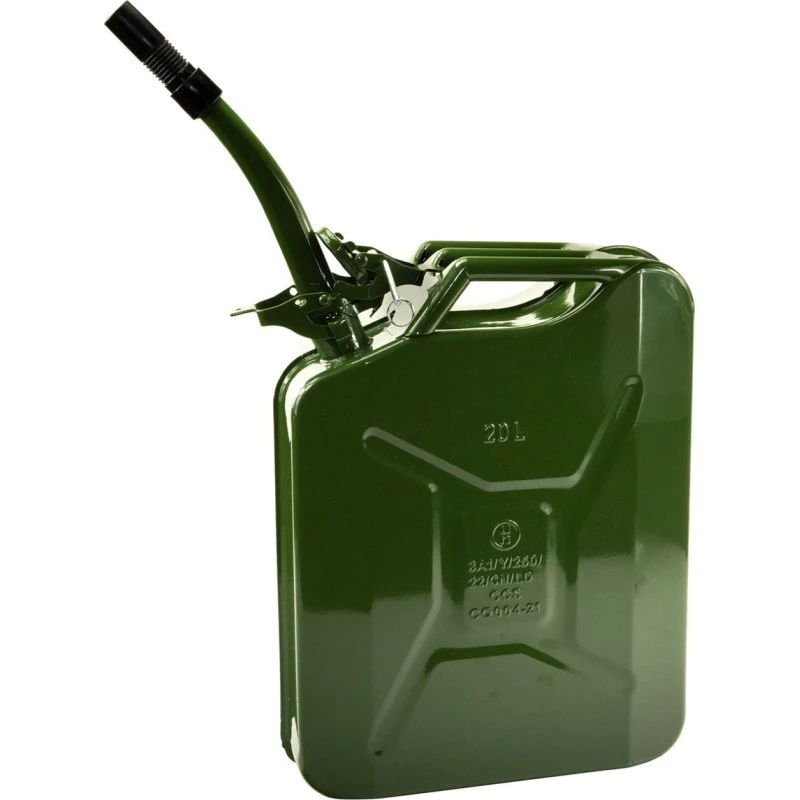Metall-Benzinkanister 20 L schwarz