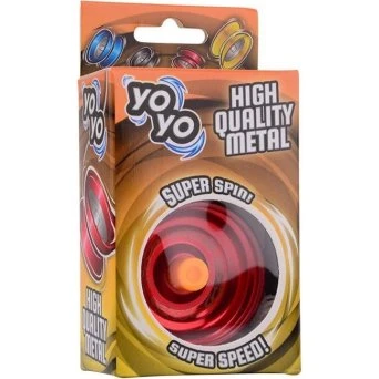 Johntoy YoYo Steel Metall-Yo-Yo mit Ersatzfaden