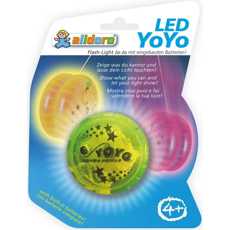 alldoro LED YoYo, 6 cm, farblich sortiert
