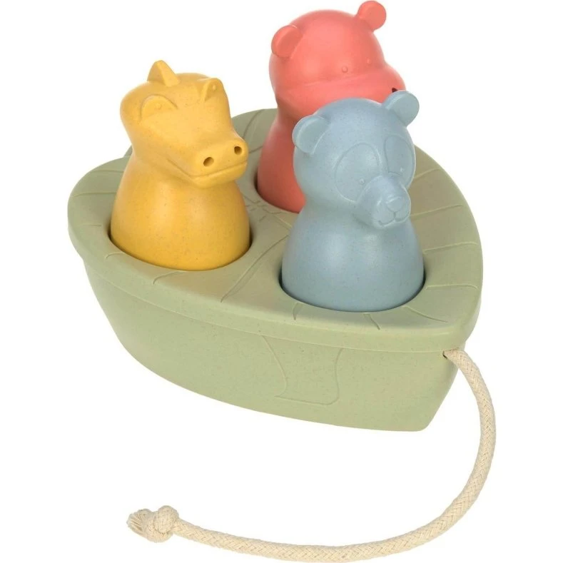 LÄSSIG Boat Toy Set Wasserabenteuer mit Pau, Hippo & Croco