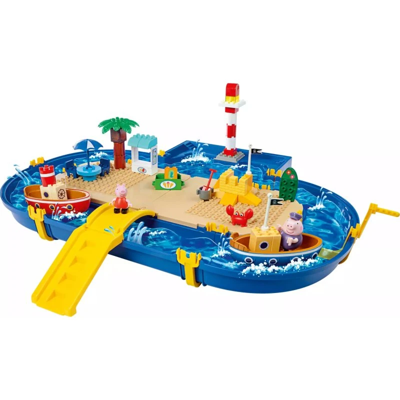 BIG Waterplay Peppa Pig Holiday – Wasserspielset mit Booten & Figuren