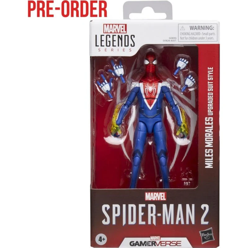 Hasbro Marvel Legends Miles Morales Gamerverse Upgraded Suit 15 cm