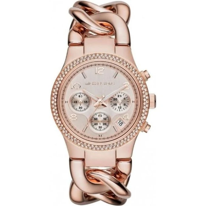 Michael Kors Runway Twist Chronograph Roségold MK3247