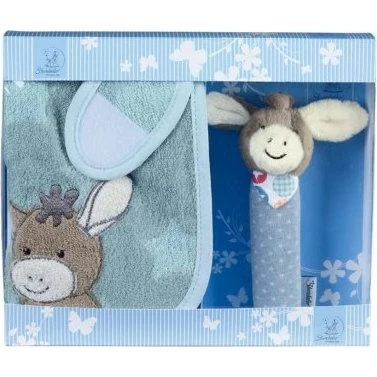 Sterntaler Esel Emmi Geschenkset Blau