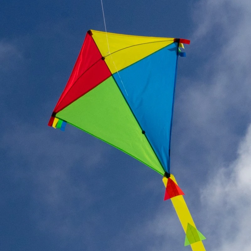 SUPER-DRACHEN Classic Geo Eddy XL Regenbogen