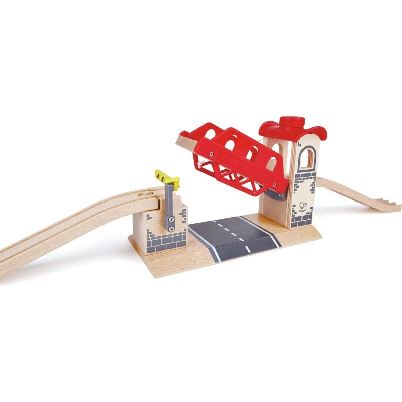 Hape E3709 Zugbrücke für Holzeisenbahn
