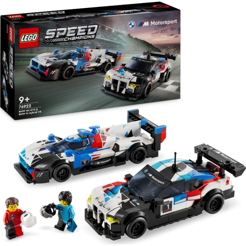 LEGO Speed Champions 76922 BMW M4 GT3 & M Hybrid V8 Rennwagen