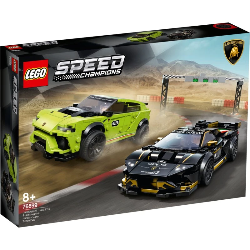 LEGO Speed Champions 76899 Lamborghini Urus ST-X & Huracán Super Trofeo EVO