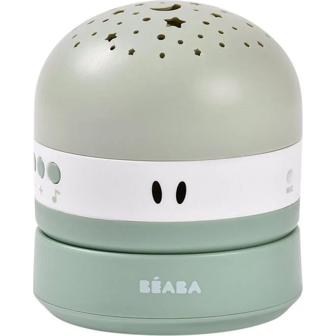 Beaba Pixie Sternenprojektor Sage Grün mit Schrei-Sensor