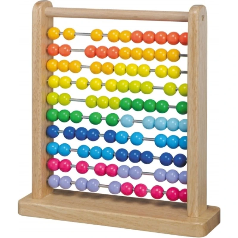 Jouëco Abakus Holz Rechenrahmen 100 Kugeln