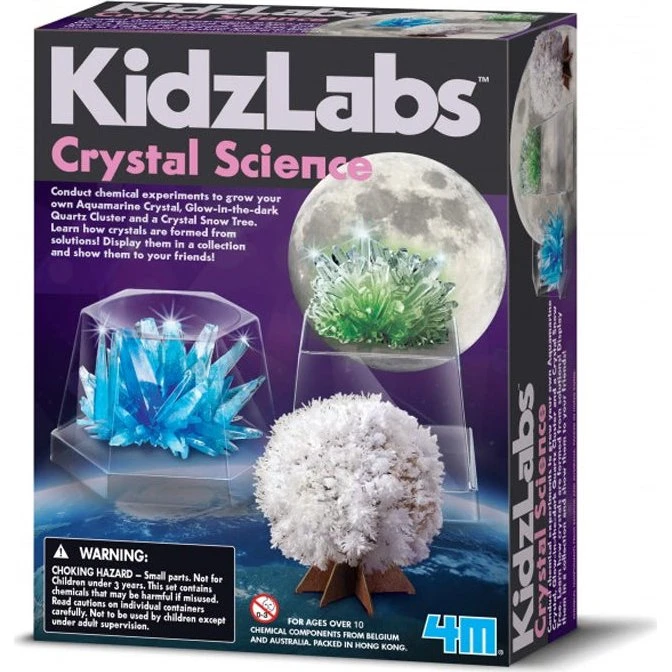 4M KidzLabs Kristallwissenschaft – Experimentierset zum Züchten von Kristallen