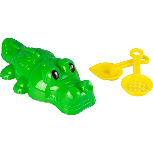 Besttoy Crocodile Sand Mould Set, 26 cm, grün/gelb, ab 2 Jahren