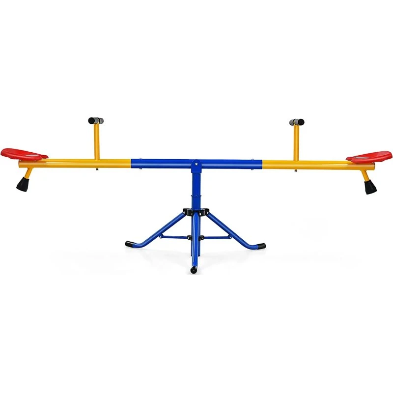 Kinderwippe 2 Sitzer 360° drehbar, Karbonstahl, 30 kg/Sitz