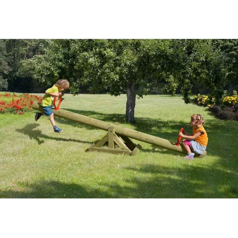 Jan Holzwippe Ø14 cm für Kinder, 300 cm Balken, kesseldruckimprägniert