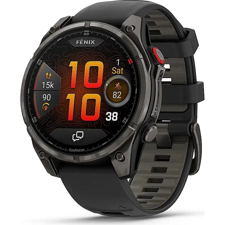 Garmin fenix 8 Pro 47mm AMOLED Sapphire Schwarz/Titan DLC