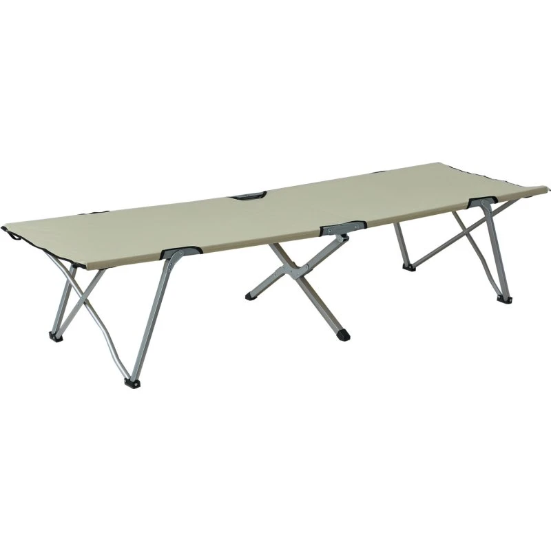 Outsunny Feldbett 64x40x64 cm, Beige, Klappbett mit Tasche