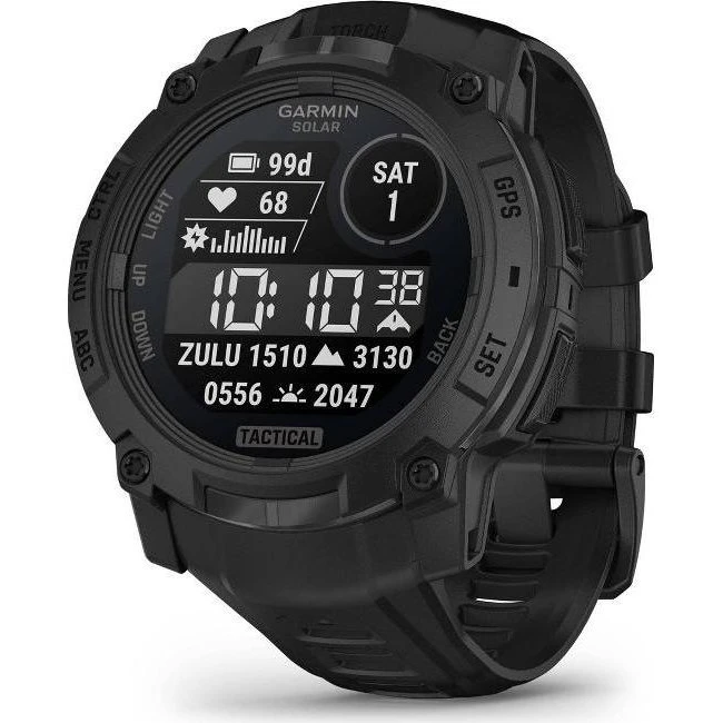 Garmin Instinct 3 Tactical Solar 45mm Schwarz