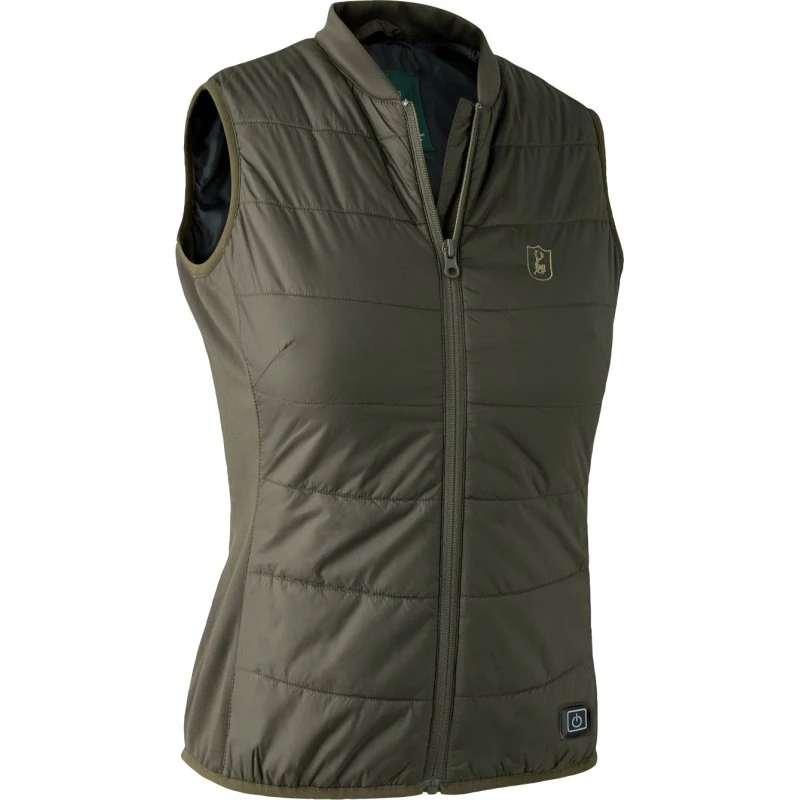 Deerhunter Lady Heat Innenweste Heizweste Damen, Deep Green