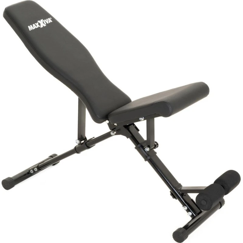 MAXXIVA Fitnessbank Schrägbank stufenlos verstellbar schwarz