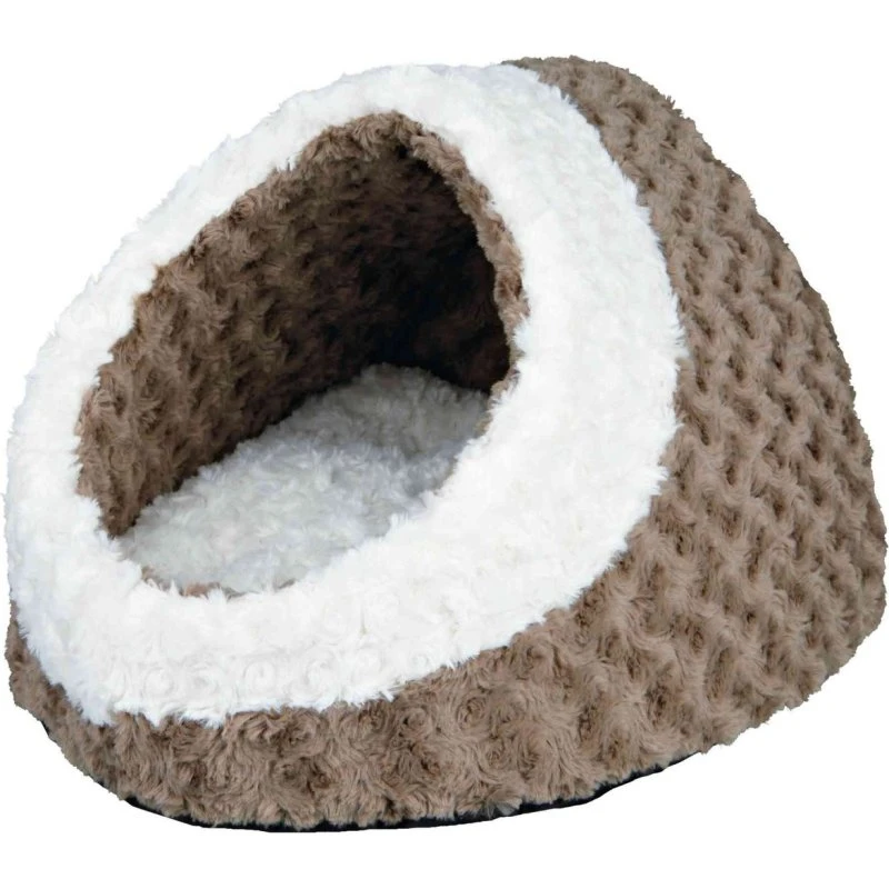 TRIXIE Kuschelhöhle Kaline grau/creme 35x26x41 cm