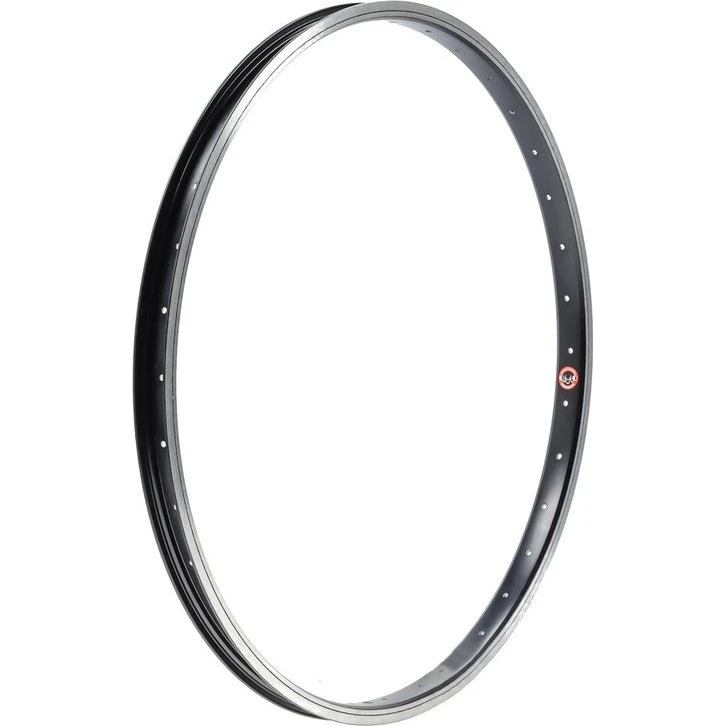 Grüner Fun 559x25 Alu-Felgenring 36L schwarz für Fahrrad