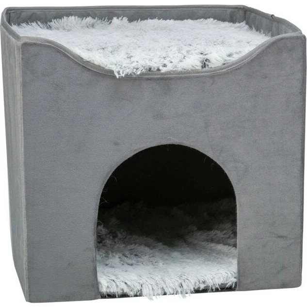 Trixie Höhle Harvey 38x38x38 cm grau/weiß-schwarz