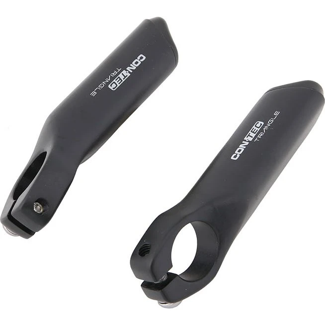 Contec Bar Ends Triangle 90 mm Schwarz Alu 6061