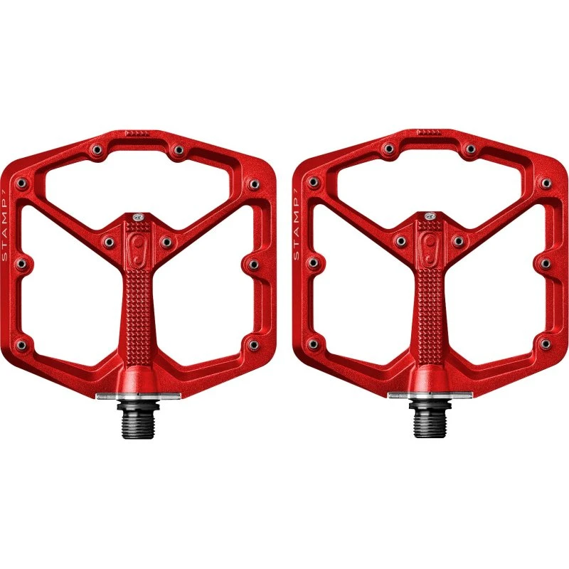 Crankbrothers Stamp 7 Large Plattformpedal Rot