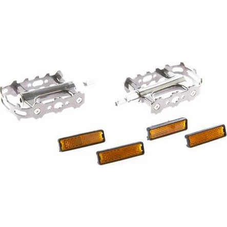 Tecora E All-Round Pedale Aluminium Silber