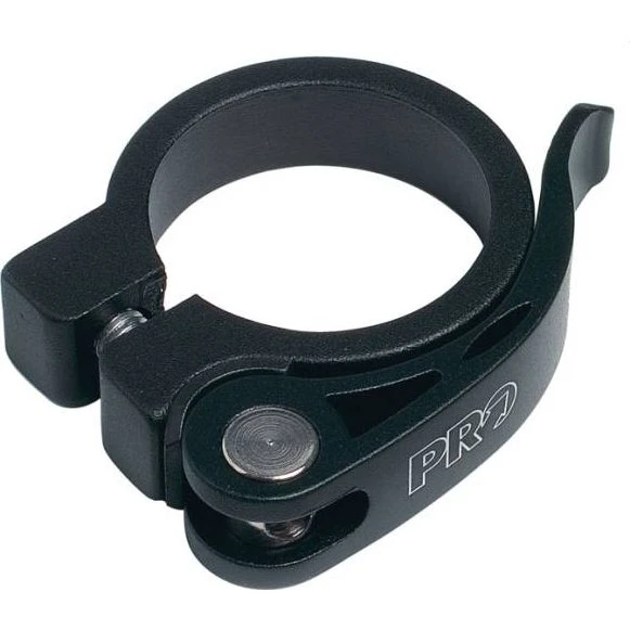 PRO Sattelstützenklemme QR Schwarz 31,8mm