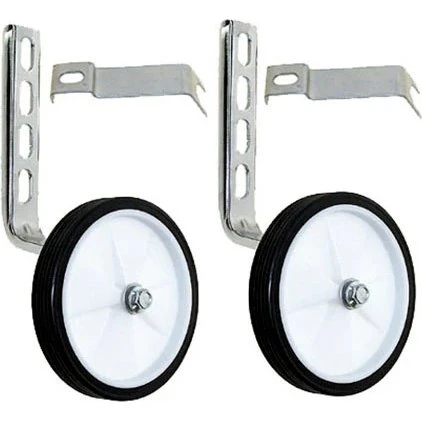 Messingschlager Stützräder 12-20 Zoll schwarz/weiss/silber