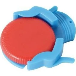 Bumerang Mini-Frisbee aus Kunststoff, bunt sortiert