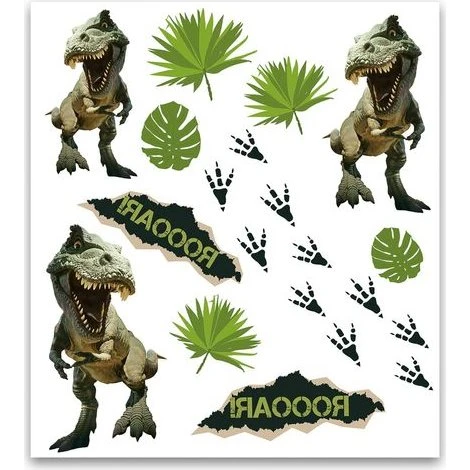 Roth Klebetattoo Tyrannosaurus, 32 Motive