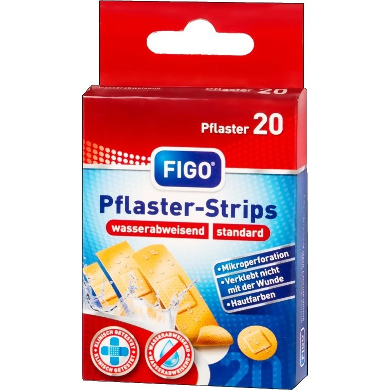 FIGO Pflasterstrips wasserabweisend (20 St.)