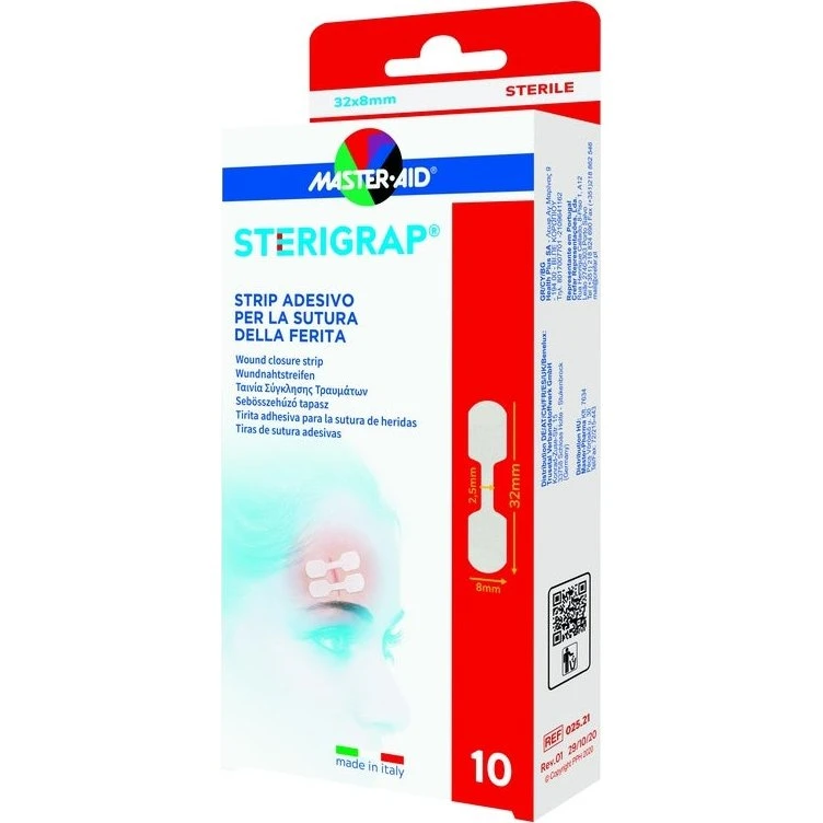 MASTER-AID® STERIGRAP® Wundnahtstreifen 32 x 8 mm, 10 ST