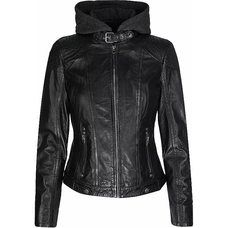 Mauritius Damen Bikerjacke Casey 1801-0001 schwarz