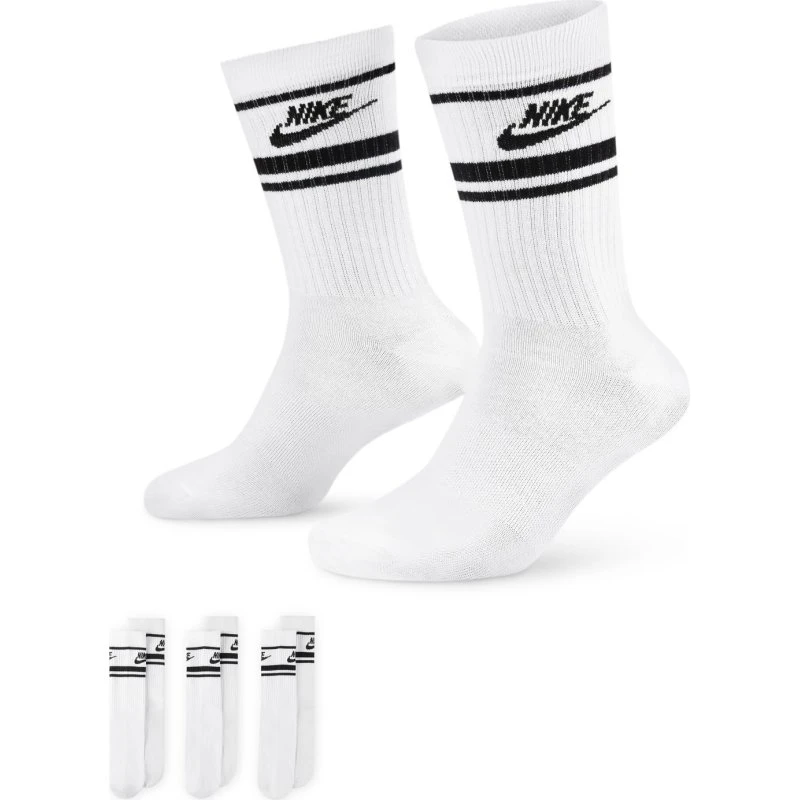 Nike Golf Socken Everyday Essential Crew 3er-Pack weiß/schwarz