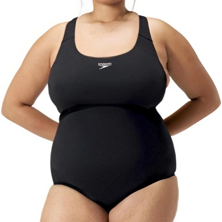 Speedo Endurance+ Medalist Badeanzug Schwarz Größe XXL
