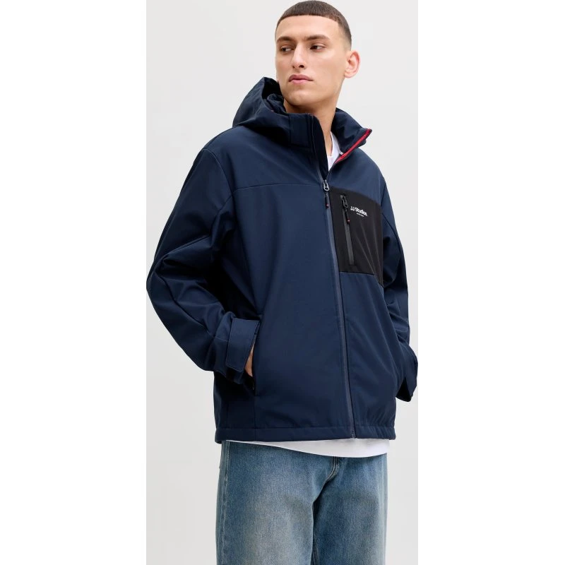 Jack & Jones Softshelljacke Navy Kurz