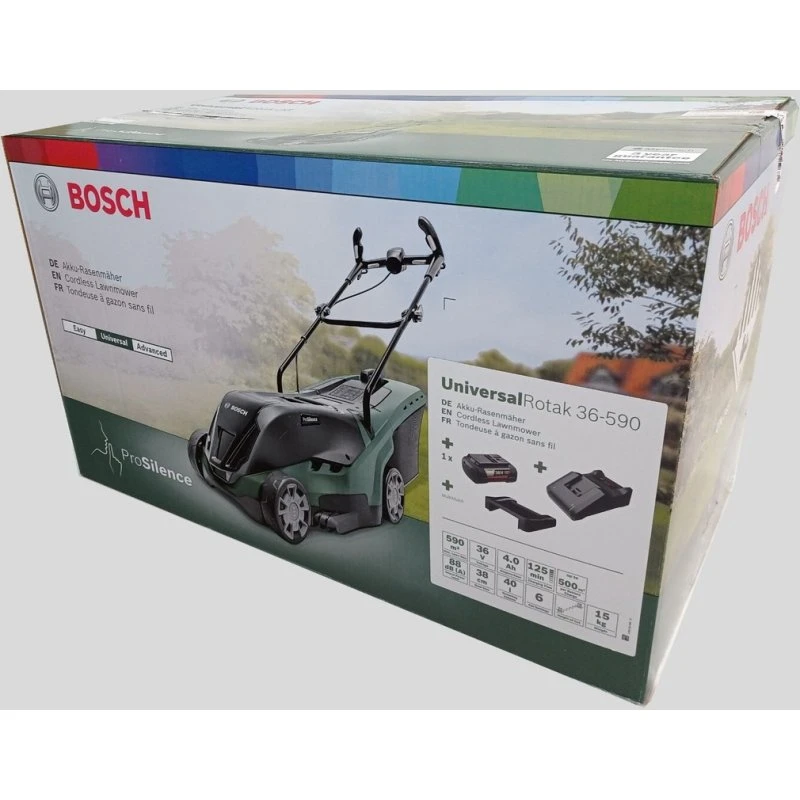 Bosch Universal Rotak 36-590 Akku-Rasenmäher 36 V, 4 Ah