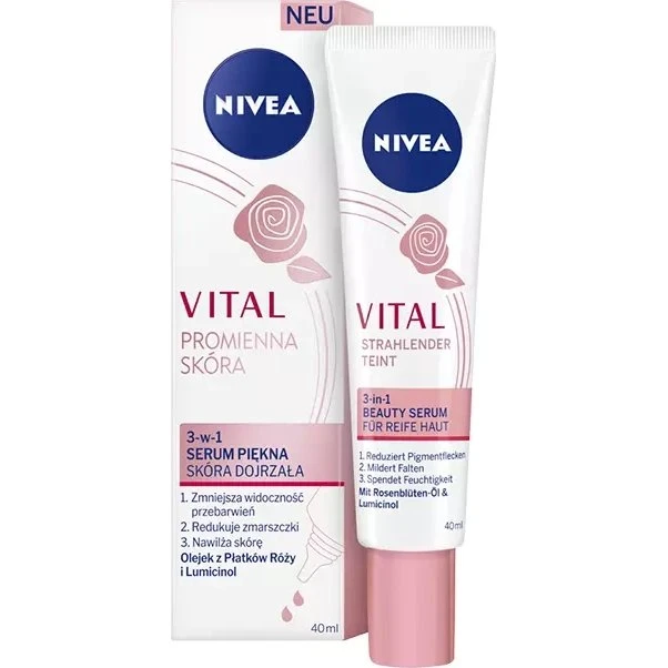 Nivea Vital Strahlender Teint 3-in-1 Beauty Serum 40ml