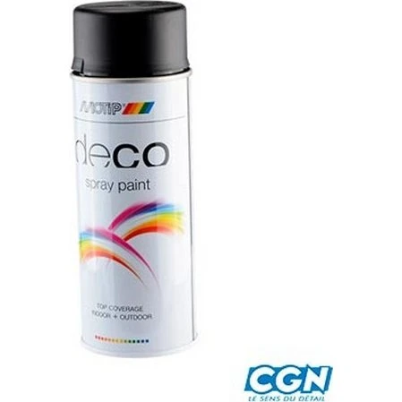Motip Nitro Sprühlack glänzend schwarz 400ml