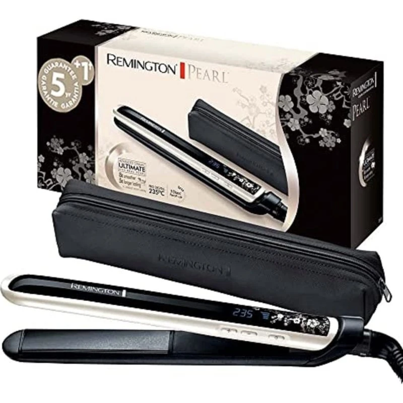 Remington S9501 Glätteisen Pearl Schwarz mit Keramikbeschichtung